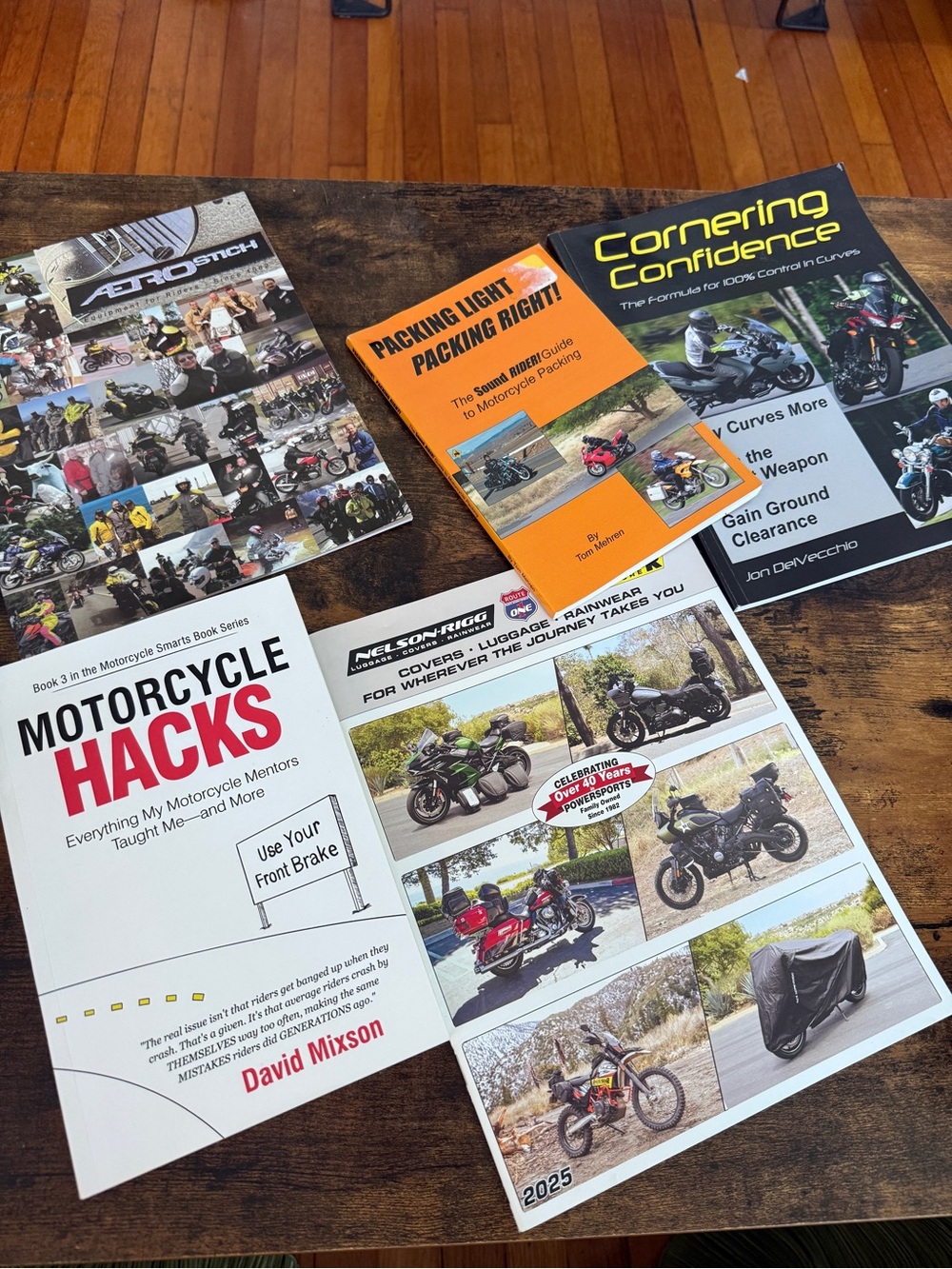 Motorcycle Books & Catalog Bundle - Motorcycle Hacks + Guides